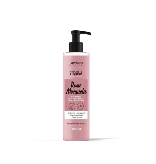 Imagem de Sabonete Líquido Corpo e Rosto Rosa Mosqueta Laborene 200ml