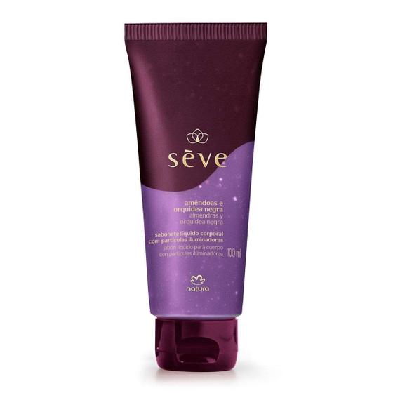 Sabonete Líquido Corporal Natura Sève Amêndoas e Orquídea Negra 100ml Menor preço em Sabonete Líquido Corporal Natura Sève Amêndoas e Orquídea Negra 100ml