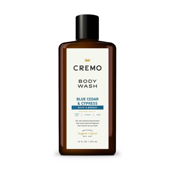 Imagem de Sabonete líquido Cremo Rich-Lathering Blue Cedar & Cypress 473 ml para homem