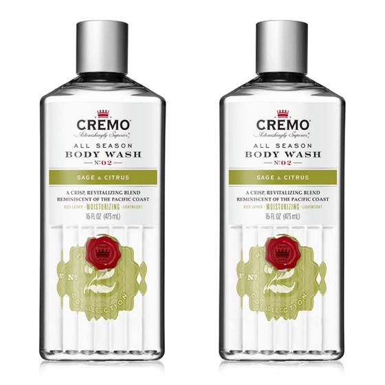 Imagem de Sabonete líquido Cremo Rich-Lathering Sage & Citrus 480 ml (pacote com 2)