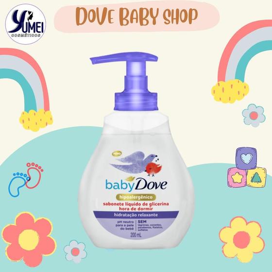 Imagem de Sabonete Líquido de Glicerina Baby Dove 200ml Hora de Dormir