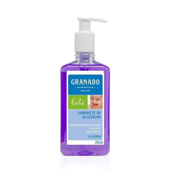 Imagem de Sabonete Líquido de Glicerina Bebê Lavanda Granado 250ml