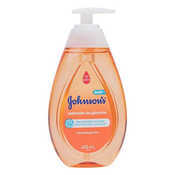 Sabonete Líquido de Glicerina Da Cabeça aos Pés Johnson's Baby