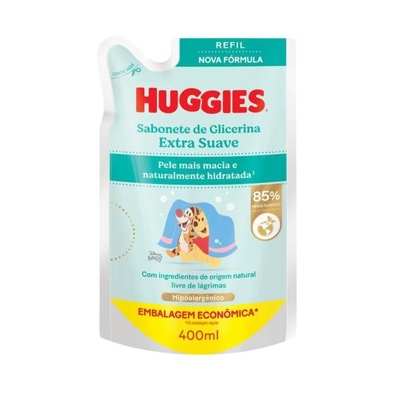 Imagem de Sabonete Líquido de Glicerina Huggies Disney Baby Extra Suave Refil 400ml