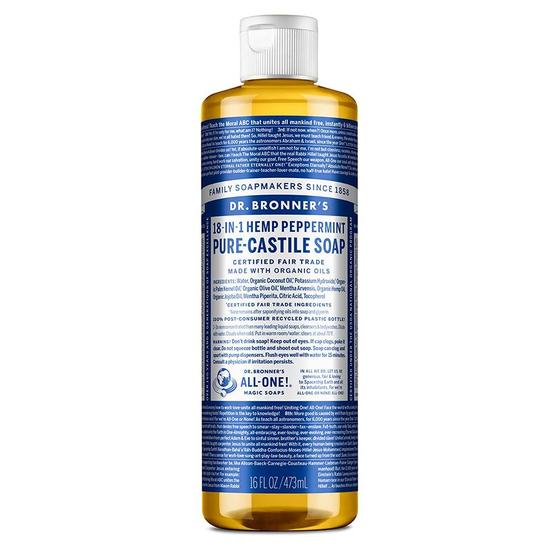 Imagem de Sabonete líquido Dr. Bronner's Pure-Castile Peppermint 240 ml