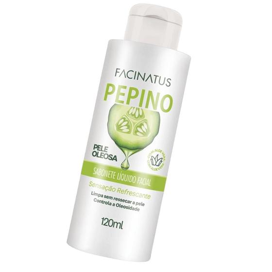 Imagem de Sabonete Liquido Facial  De Pepino Para Pele Oleosa 120ml