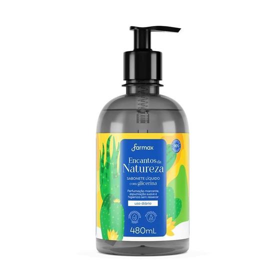 Imagem de Sabonete Líquido Glicerina Encantos Da Natureza 480Ml Farmax