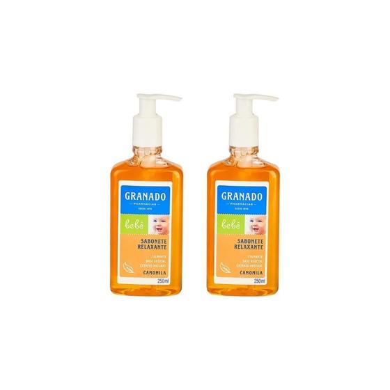 Imagem de Sabonete Liquido Granado Baby 250Ml Glic Camomila-Kit C/2Un