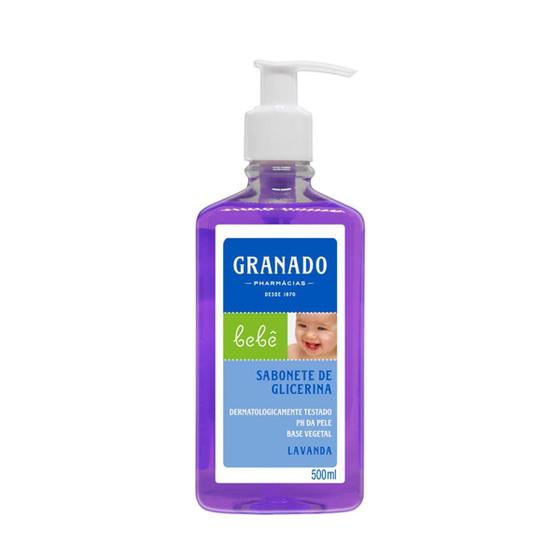 Sabonete Líquido Granado Bebê Lavanda 500ml Menor preço em Sabonete Líquido Granado Bebê Lavanda 500ml