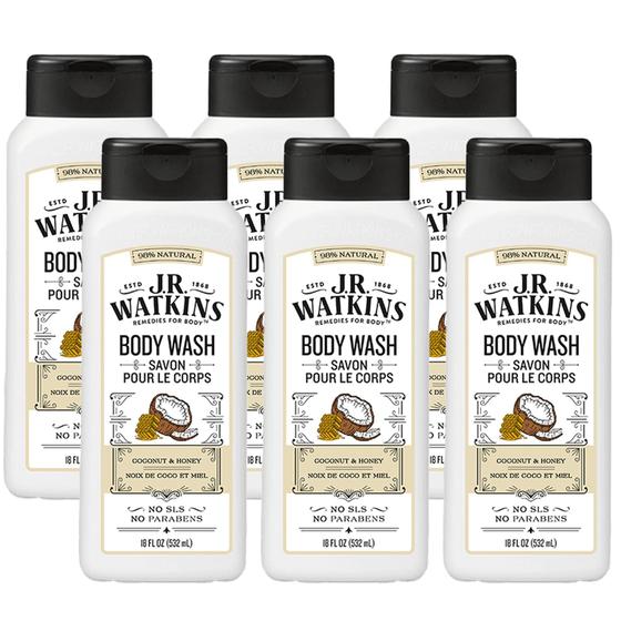 Imagem de Sabonete Líquido Hidratante J.R. Watkins - Leite de Coco e Mel