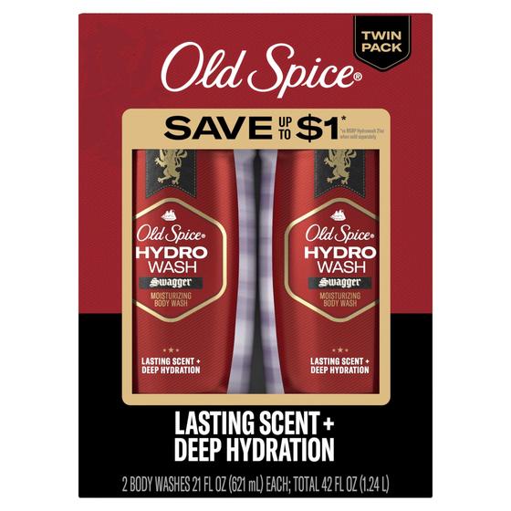 Imagem de Sabonete líquido hidratante Old Spice Hydro Wash para homens 630 ml