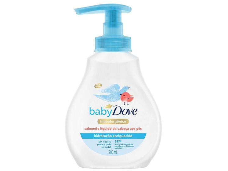 Imagem de Sabonete Líquido Infantil Baby Dove  - Hidratação Enriquecida 200ml