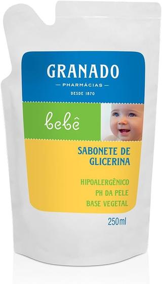 Imagem de Sabonete liquido infantil granado bebe tradicional refil 250ml