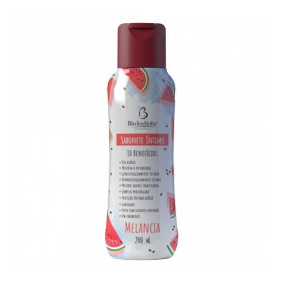 SABONETE ÍNTIMO 10 BENEFÍCIOS MELANCIA 200ML BIO INSTINTO
