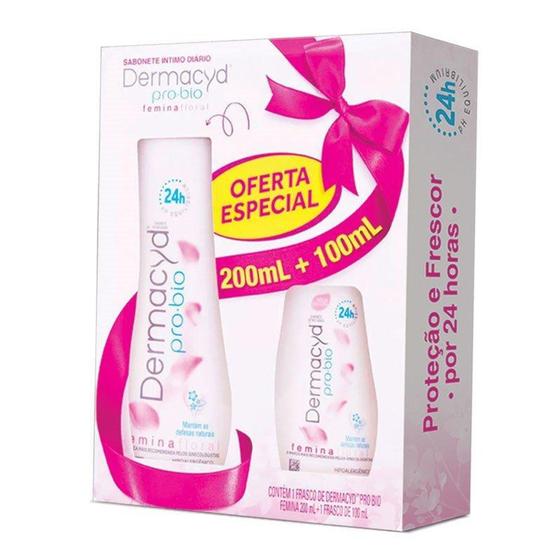 Imagem de Sabonete Líquido Íntimo Dermacyd Femina 200ml + 1,99 Leve Femina 100ml