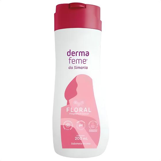 Imagem de Sabonete Líquido Íntimo DermaFeme Floral 200ml