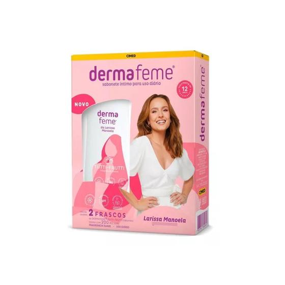 Imagem de Sabonete Líquido Íntimo Tutti-Frutti 2un 200ml - Dermafeme