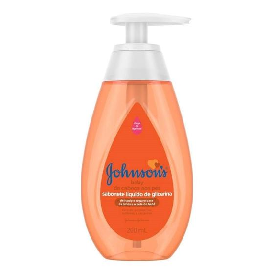 Sabonete Líquido Johnson & Johnson Baby Cabeça aos Pés 200ml