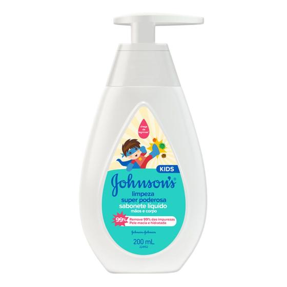 Imagem de Sabonete Líquido Johnson's Kids Limpeza Super Poderosa 200ml