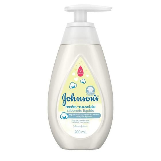 Sabonete Líquido Johnson's Recém Nascido 200ml