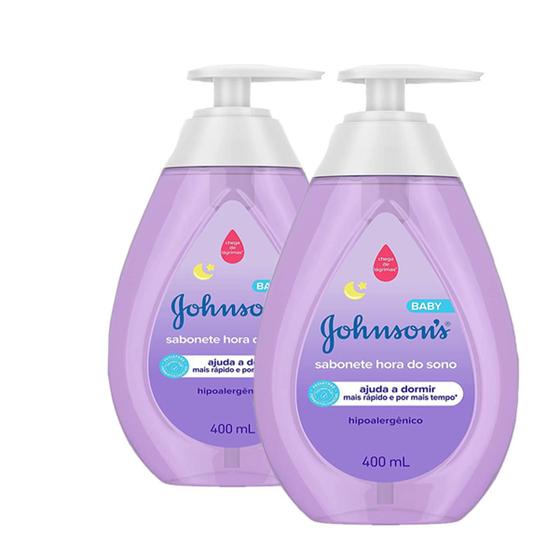 Imagem de Sabonete Líquido Johnsons Baby Kit C/2 Hora Do Sono 400ml