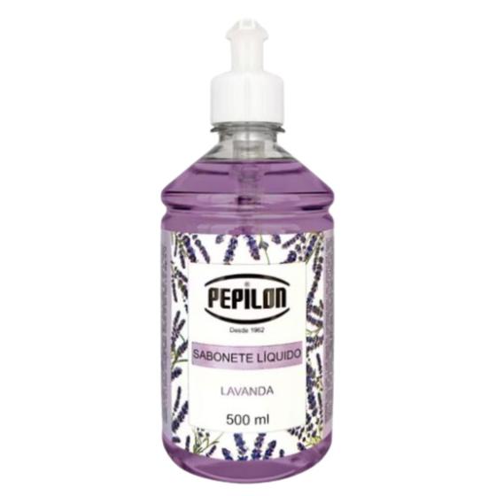 Imagem de Sabonete Líquido Lavanda Corpo e Mãos 500Ml - Pepilon