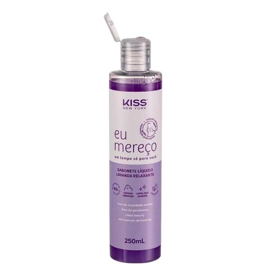 Imagem de Sabonete Líquido Lavanda Relaxante Kiss New York Eu Mereço 250ml