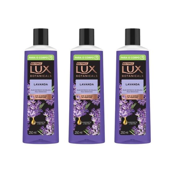Imagem de Sabonete Liquido Lux 250Ml Lavanda - Kit Com 3Un