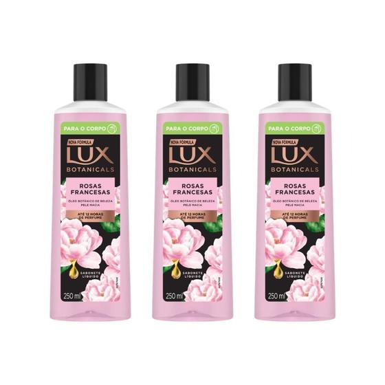 Imagem de Sabonete Liquido Lux 250Ml Rosas Francesas - Kit Com 3Un