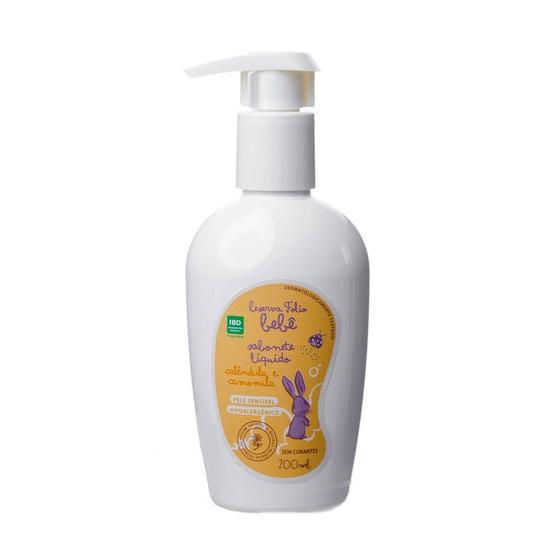 Sabonete Líquido Natural de Calêndula e Camomila para Bebê 200ml Reserva Folio Menor preço em Sabonete Líquido Natural de Calêndula e Camomila para Bebê 200ml Reserva Folio