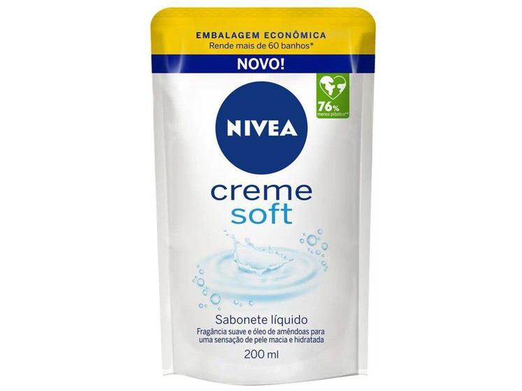 Imagem de Sabonete Líquido Nivea Creme Soft Refil - 200ml