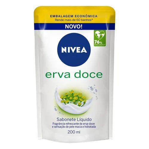 Sabonete Líquido Nivea Erva-doce Em Líquido - 200ml Menor preço em Sabonete Líquido Nivea Erva-doce Em Líquido - 200ml
