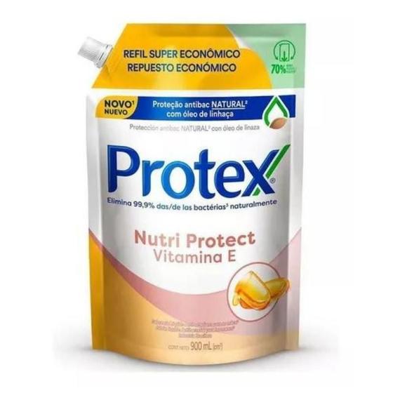Imagem de Sabonete Líquido Nutri Protect Para Mãos 900ml Protex Refil