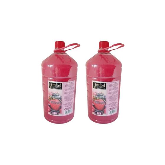 Imagem de Sabonete Liquido Ouribel 2000Ml Frutas Vermelhas - Kit C/2Un