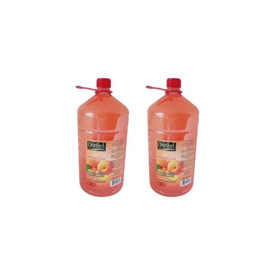 Imagem de Sabonete Liquido Ouribel 2000Ml Pessego - Kit C/2Un