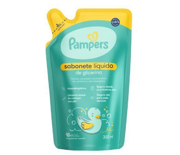 Imagem de Sabonete Líquido Pampers Glicerina 350ml - Limpeza Suave