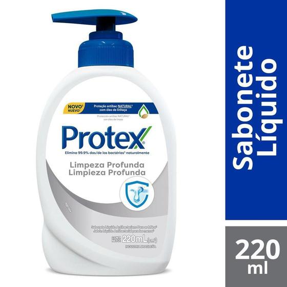 Imagem de Sabonete Líquido para as Mãos Protex Limpeza Profunda 220ml