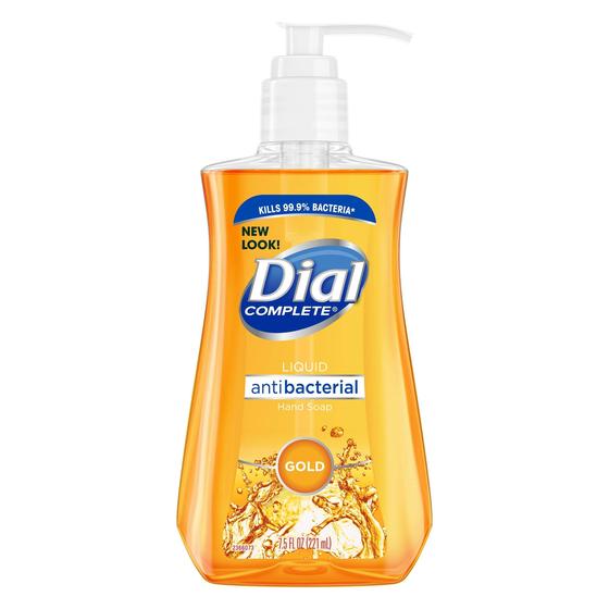 Imagem de Sabonete líquido para mãos Dial Antibacteriano Gold 221 ml