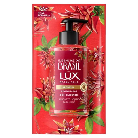 Sabonete Líquido para Mãos Lux Essências do Brasil Bromélia Refil 240ml Menor preço em Sabonete Líquido para Mãos Lux Essências do Brasil Bromélia Refil 240ml