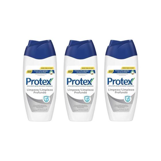 Imagem de Sabonete Liquido Protex 250Ml Limpeza Profunda - Kit Com 3Un