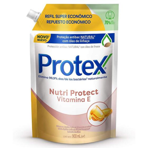 Imagem de Sabonete Líquido Protex Nutri Protect Vitamina E Proteção Antibac Natural 900ml