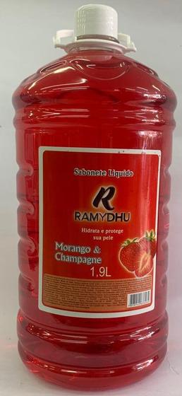 Imagem de Sabonete Liquido Ramudhu Morango e Champagne 1,9 L