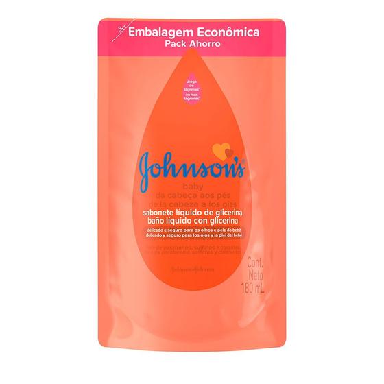 Sabonete Líquido Refil Johnsons - Da Cabeça aos Pés
