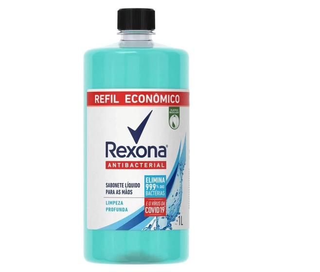 Imagem de Sabonete Líquido Rexona Para As Mãos Antibacteriano Limpeza Profunda 1 Litro