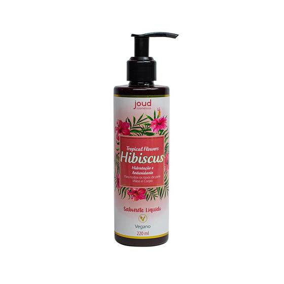 Imagem de Sabonete Líquido Vegano para Mãos e Corpo - Hibisco 220ml