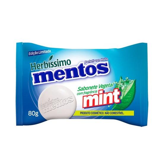 Imagem de Sabonete Mentos Mint Sabão em Barra Menta 80g Herbíssimo