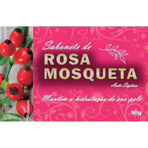 Imagem de Sabonete Natural De Rosa Mosqueta 90G Bionature