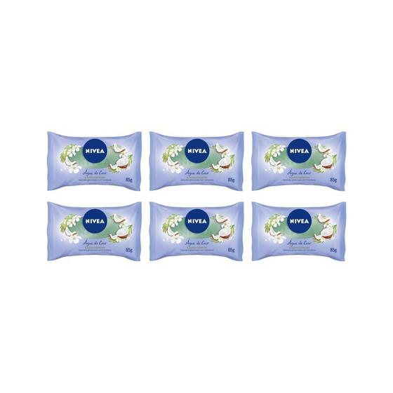 Imagem de Sabonete Nivea 85G Agua De Coco - Kit C/6Un