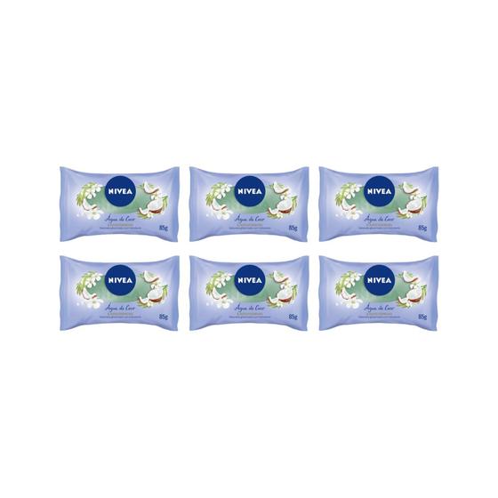 Imagem de Sabonete Nivea 85g Agua de Coco - Kit C/6un