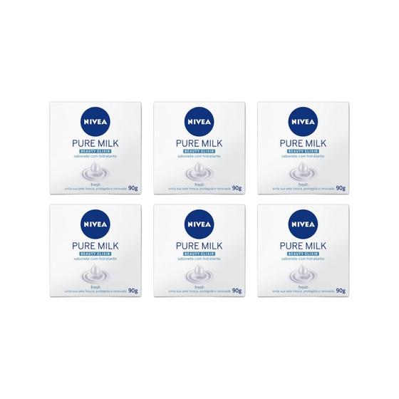 Imagem de Sabonete Nivea 90g Fresh - Kit C/6un